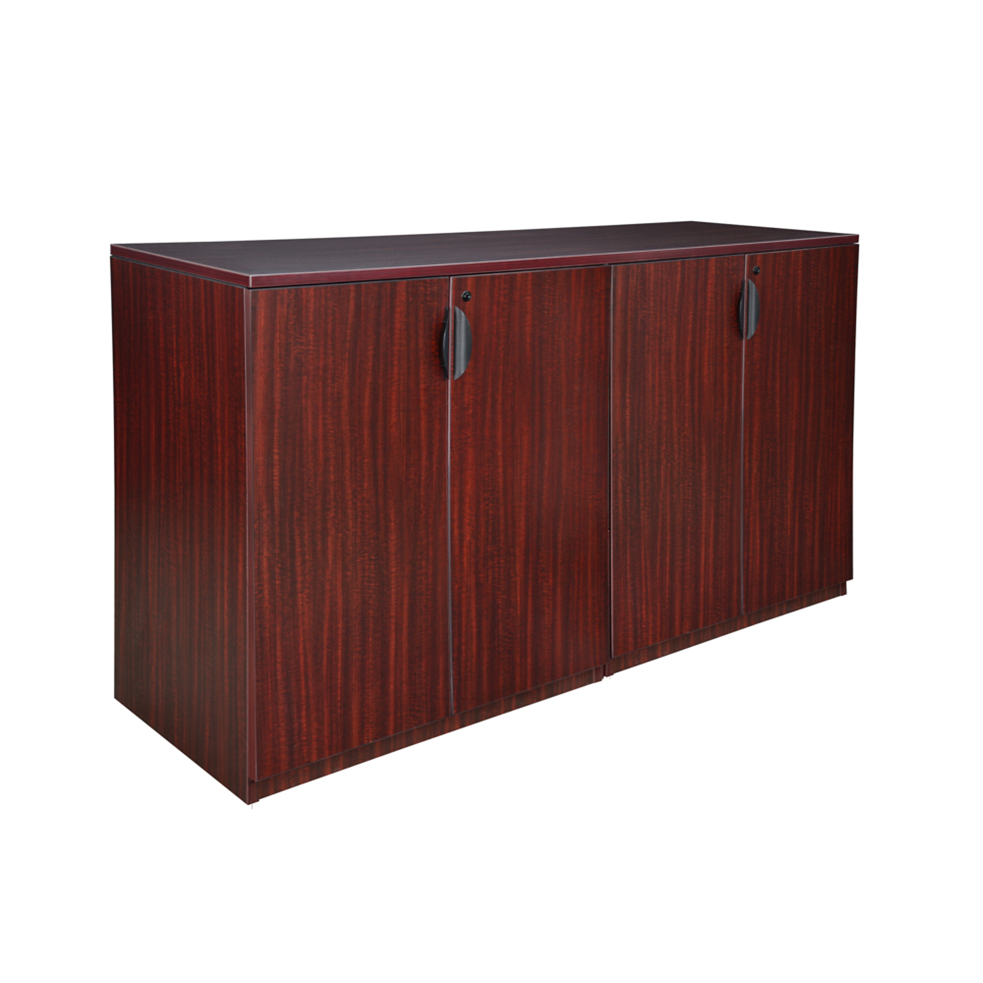 Regency Legacy Stand Up Side-to-Side Storage Cabinet — Mahogany, Locking Doors, Adjustable Shelves, Model# LSSCSC7223MH
